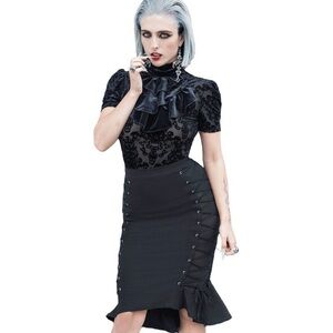 Killstar Beelzebabe Pencil Skirt